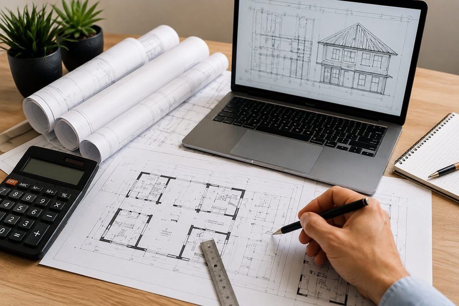 Architectural drawings and planning application preparation
